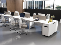Postes de travail du personnel Armoires de rangement de bureau Bureau Mobilier de bureau modulaire ouvert Poste de travail