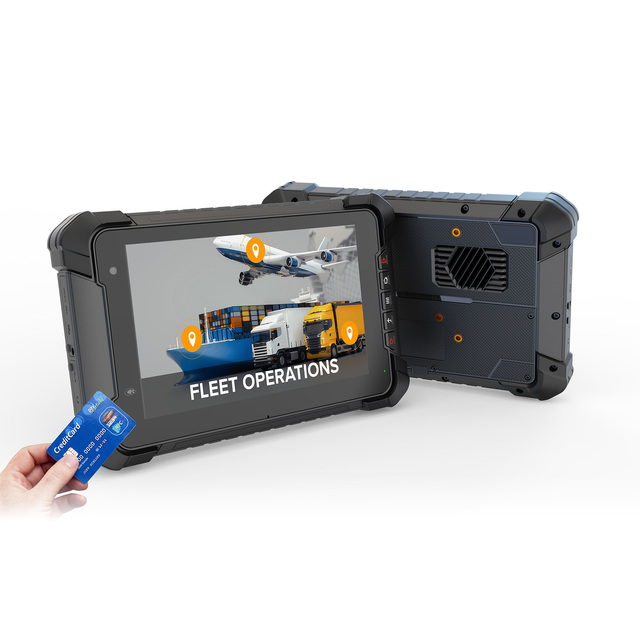 7 Inch High Brightness 800nits IP67 Waterproof Rugged Tablet With NFC 4G GPS CANBUS RS232 RS485 for Vehicle Tracking