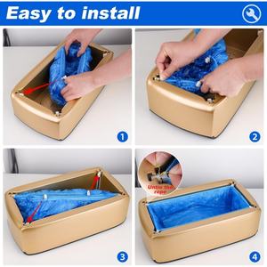 Máquina Automática Desechable para Cubrezapatos <span class=keywords><strong>de</strong></span> Plástico Dorado para Limpieza del Hogar - 100 Piezas por Paquete - Product Image 4
