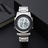 Montre numérique SCMI de haute qualité pour hommes, montre personnalisée, directement de l'usine, en acier inoxydable, élégante Reloj Para Hombre.