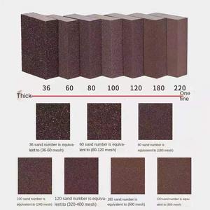 Abrasifs en mousse de haute qualité éponge de ponçage abrasifs bloc <span class=keywords><strong>ponceuse</strong></span> à eau 100*120*12mm outils abrasifs Support OEM - Product Image 5