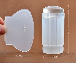 Nouveau <span class=keywords><strong>tampon</strong></span> à ongles en <span class=keywords><strong>silicone</strong></span> <span class=keywords><strong>transparent</strong></span> avec manche violet, design entièrement <span class=keywords><strong>transparent</strong></span> pour <span class=keywords><strong>nail</strong></span> <span class=keywords><strong>art</strong></span> - Product Image 6
