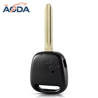 Coque de clé de voiture OEM à bouton latéral 1/2, télécommande, vente directe usine, pour Toyota