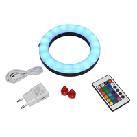 Offre Spéciale vente en gros pas cher givré Portable en plastique LED lumière 6 pouces anneau souple lumière pour narguilé Shisha avec télécommande