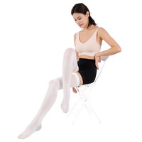 Chaussettes de compression cuisse haute DSF15-21mmHg, bas anti-embolie, soutien des jambes unisexe, logo personnalisé OEM disponible