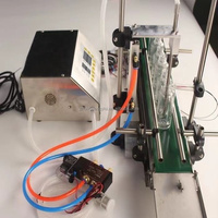 Machines de remplissage automatiques à 4 buses pour liquides pétillants : lait, produits chimiques, eau, boissons, éthanol, alcool, jus, eau de Javel, détergent