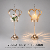 Chandelier en fer à cinq têtes de style européen, de haute qualité, durable, pièce décorative moderne, accessoire de mariage, dîner, restaurant, hôtel