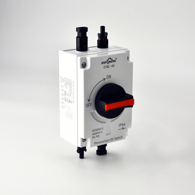 Factory Apply PV DC 1200V 32A Din Rail Solar Rotating Handle Isolator Rotary Switch Disconnector for Solar