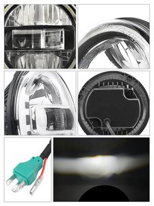 ASEND-faro led KING KONG de 7 pulgadas, luz alta y baja, para jeep jk cj tj <span class=keywords><strong>Mazda</strong></span> <span class=keywords><strong>Miata</strong></span>, <span class=keywords><strong>precio</strong></span> de venta directa de fábrica - Product Image 4