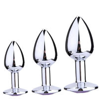 Masturbateur anal en acier inoxydable personnalisable, vibromasseur, plug anal à toucher lisse, dispositif de retenue pour jeux sexuels en couple