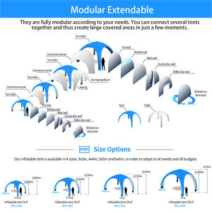 Tente d'exposition d'artisanat de marché <span class=keywords><strong>aux</strong></span> <span class=keywords><strong>puces</strong></span> d'événement de voûte d'explosion - Product Image 5