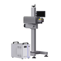 Machine de marquage laser UV industrielle portable de marque JPT, nouvelle source laser CO2 de 50 W/100 W, prend en charge le codage laser UV 3D volant BMP