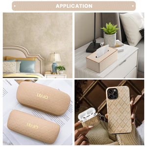 Lustre en similicuir à motif de tournesol pour meubles, cuir synthétique à support de poisson pour rembourrage - Product Image 4