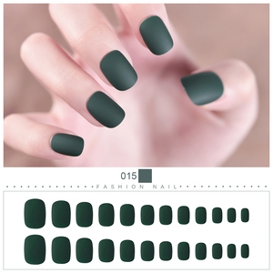 KADS 24 Uñas Postizas Francesas de Cobertura Completa, Acrílicas, Reutilizables, Cortas, Medianas, Cuadradas, Artificiales, para Manicura Diaria DIY - Product Image 4