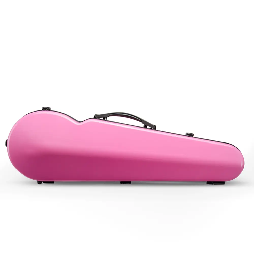 4/4 3/4 light Colorful Triangle Hard Fiberglass Violin Case For Sale VQ-01