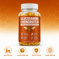 OEM 120 Capsules de Glucosamine Chondroïtine en Gélules Molles – Soutien à la Santé Articulaire, Amélioration de l'Immunité – Complément Alimentaire pour