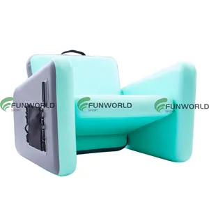 Funworldsport Hot selling Drop Stitch Outdoor Waterproof Inflatable Sofa Folded Chair Water For Fishing