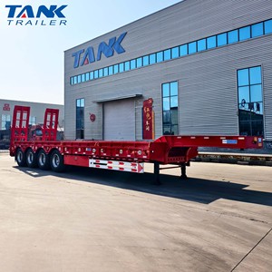 車両マスター 新型 4軸 60トン ローボーイ セミトレーラー ローベッド トラックトレーラー ローベッドトレーラー 販売中 - Product Image 4