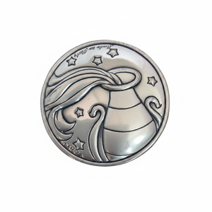 Ciondolo e Charm Zodiacale Acquario BLAZON 30mm di Alta Qualità - Product Image 2