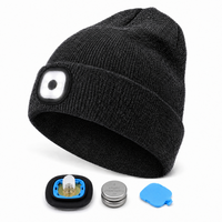 Lámpara de Camping al por Mayor, Súper Brillante, con Modo de Alarma Intermitente, 4 LED, Portátil, Recargable por USB, con Clasificación IP65, Nueva Lámpara para Sombrero