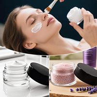 Contenants en verre résistants aux enfants 5ml 7ml 9ml, pots en verre pour concentrés, pot transparent avec bouchons côtelés anti-odeur