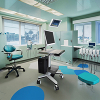Chariot de scanner dentaire oral silencieux de haute qualité avec support d'écran, design moderne pour hôpital et clinique, pour hôtels et centres commerciaux
