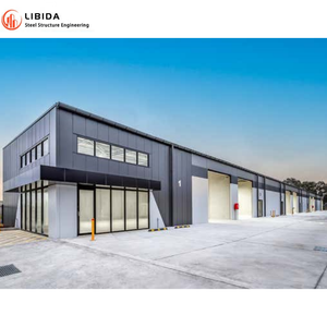 Construction d'entrepôts à ossature en acier préfabriquée moderne de haute qualité personnalisée - Product Image 5