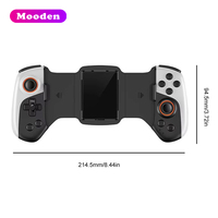 Manette de jeu sans fil télescopique JK02 avec ventilateur de refroidissement extensible, radiateur semi-conducteur BT, contrôleur de jeu mobile pour téléphone Android
