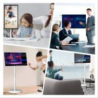 Televisor Inteligente Todo en Uno al por Mayor, Televisor Portátil Inteligente Android 13 de 21.5 Pulgadas con Soporte, Pantalla Táctil, Televisión, Tableta de Pantalla Grande