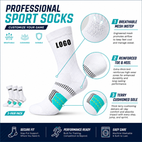 Conception et maquette GRATUITES Chaussettes de basket-ball personnalisées de haute qualité Logo personnalisé Chaussettes de sport athlétiques