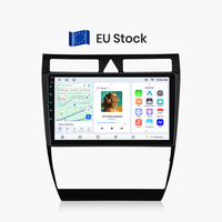 Radio con Pantalla Táctil de 9 Pulgadas Junsun Carplay Android Auto para Audi A6 S6 RS6 1997-2004, Reproductor de DVD para Auto, Autoradio Multimedia para Audi A6 C5
