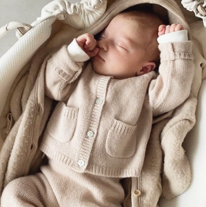 Nouveaux vêtements <span class=keywords><strong>en</strong></span> cachemire pour bébés nouveau-nés 2024, ensembles de chandails et de pantalons <span class=keywords><strong>en</strong></span> cachemire tricotés pour garçons et filles - Product Image 4