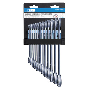 Ensemble de clés combinées FERVI avec outil à goupille à dégagement rapide pour un accès facile - Product Image 1