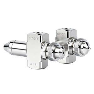 Boquilla de Atomización de Aire de Dos Fluidos de Acero Inoxidable, Boquilla de Pulverización Neumática para Enfriamiento y Humidificación, <span class=keywords><strong>Atomizador</strong></span> Industrial de Niebla Fina - Product Image 3