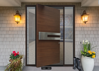 Portes d'entrée de sécurité en acier de luxe pour les maisons Portes à battants de sécurité en acier de qualité supérieure pour la résidence