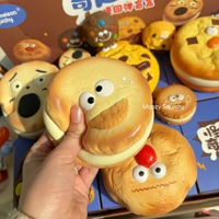 Mochi Red Bean Bun Slow Rebound Squishy Simulated Bread Stress Relief Toy Super Soft Squishy Venting