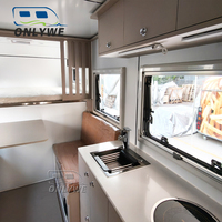 ONLYWE Camper de camionnette à coque rigide avec cabine isolée pour voyages toutes saisons