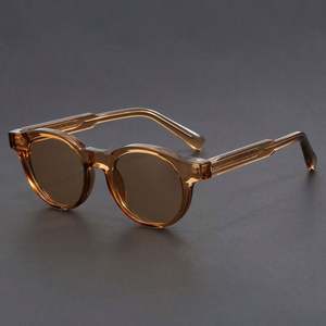 Gafas de Sol Redondas con Marco Grande, Coloridas, Estilo Punk, Vintage 2025, con Logotipo Personalizado, Protección UV400, Marco de PC, para Hombre y Mujer - Product Image 2