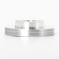 Espaciador de Brida Redonda de Aluminio Pulido con Torneado CNC, Soporte para Cámara de Seguridad y Luz LED, con Alta Planitud y Soporte para Dibujo Personalizado