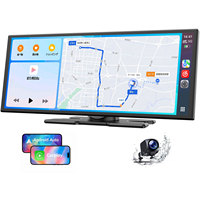 Écran de voiture Android 11 pouces, écran portable sans fil CarPlay, écran Android Auto, système Android 15, Netflix, Youtube, 4 Go + 32 Go