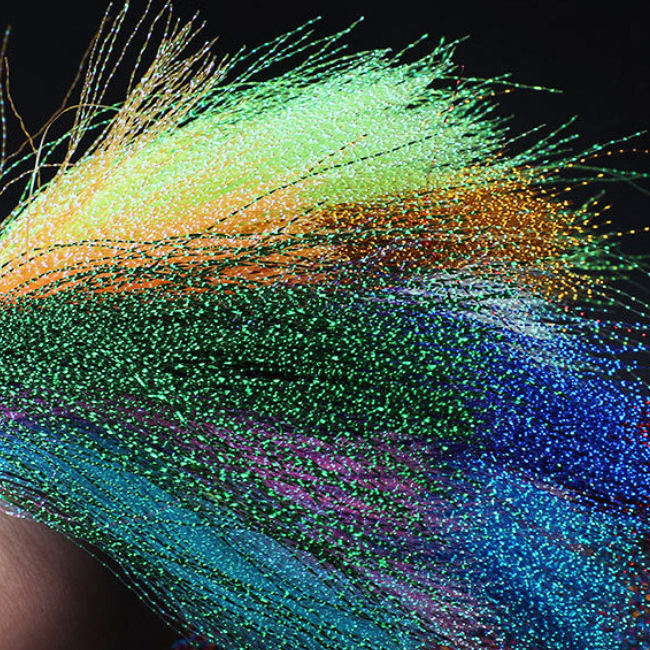 10 Bags/box DIY Flies Sparkle Crystal Flash Hook Lure Flash Flies ...