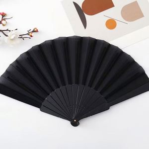 Promotional Portable Plastic Hand Folding Fans Floral Sublimation <b>Pattern</b> Customizable Design Painted Bamboo Craft <b>Paper</b> - Product Image 5