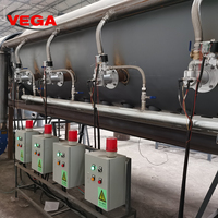 VEGA Nouveau Design Four de Carbonisation du Bambou, Four de Pyrolyse pour Bûches et Branches, Four de Distillation du Carbone Rotatif Continu