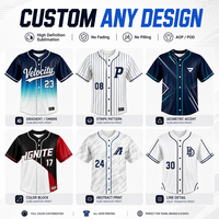 Maillots de baseball les plus tendance, personnalisables, broderie, sublimation, blancs vierges pour la vente en dropshipping