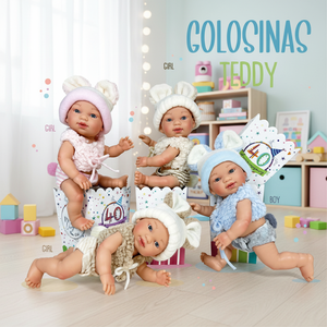 Spagnolo realizzato con uno speciale vinile Muneca Golosinas Teddy 8Ud piccola personalizzazione originale bambole produttore - Product Image 3