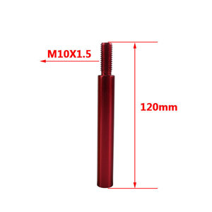 Extensor de palanca de cambios de coche, barra de extensión de aleación de aluminio M10x1,5, tubo recto para perilla de transmisión manual - Product Image 3