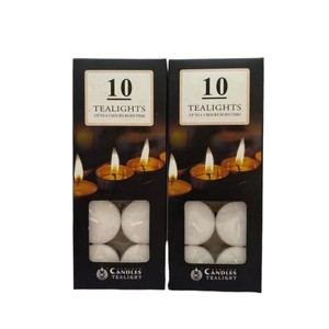 Bougies chauffe-plat en paraffine à combustion propre pour la maison et les événements, longue durée de combustion (6 heures), anti-goutte. - Product Image 4