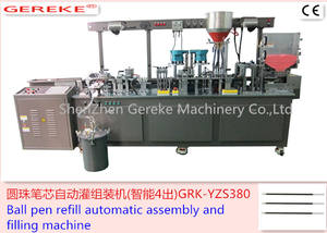 Gel-Nachfüllung Kugelschreiber Nachfüllung automatische Montage und Abfüllmaschine-Stationmaschine - Product Image 5