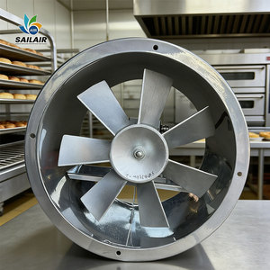 Ventilador Axial Industrial Eléctrico de Acero Inoxidable Resistente a Altas Temperaturas, Aspas de Aleación de Aluminio, 1.4KW, para Horno de Secado de Madera - Product Image 4