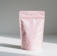 Sac vertical biodégradable personnalisable imprimé en gravure pour l'emballage des aliments secs, herbes, épices, fermeture éclair, film polyester